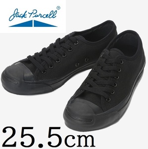  new goods CONVERSE Jack purcell 25.5cm black monochrome -m/ JACK PURCELL Converse black low cut unisex woman women