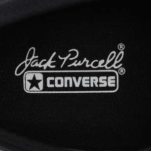 新品 CONVERSE ジャックパーセル 26.5cm ブラックモノクローム / JACK PURCELL CANVAS コンバース 黒 BLACK MONOCHROME ローカットの画像7