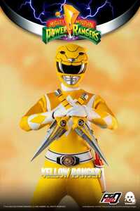 s Lee Zero - zbro официальный mighty mo- ласты Power Ranger желтый Ranger 12 дюймовый фигурка Kyouryuu Sentai ZyuRanger 