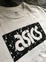 17年製 新品未使用 メキシコ製【asics tiger アシックス タイガー BOXLOGO Tシャツ 白 XLサイズ】kith gel lyte afew atmos hanon_画像1