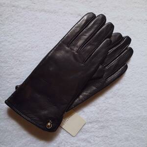K{ new goods } Anteprima stylish . leather gloves black 