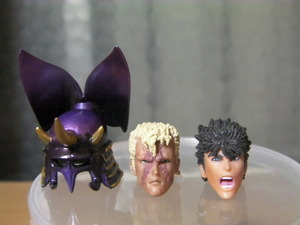  parts loose sale Revoltech Ken, the Great Bear Fist kai ou Kenshiro head only 