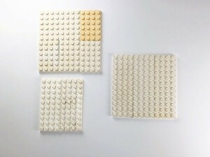 F289　LEGOバラパーツ　白　大きめプレート系　まとめて大量㎏