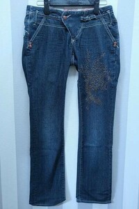 3-4361/ Evisu Don na стрейч Denim брюки EVISU DONNA