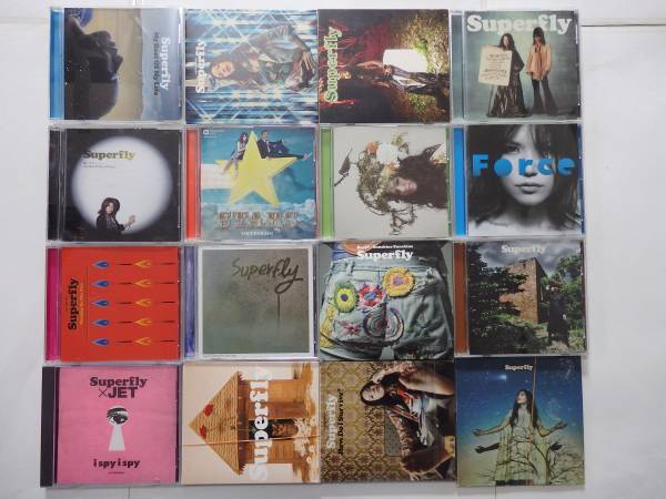 【送料無料!!】即決●Superfly●豪華シングルCD16枚セット●越智志帆
