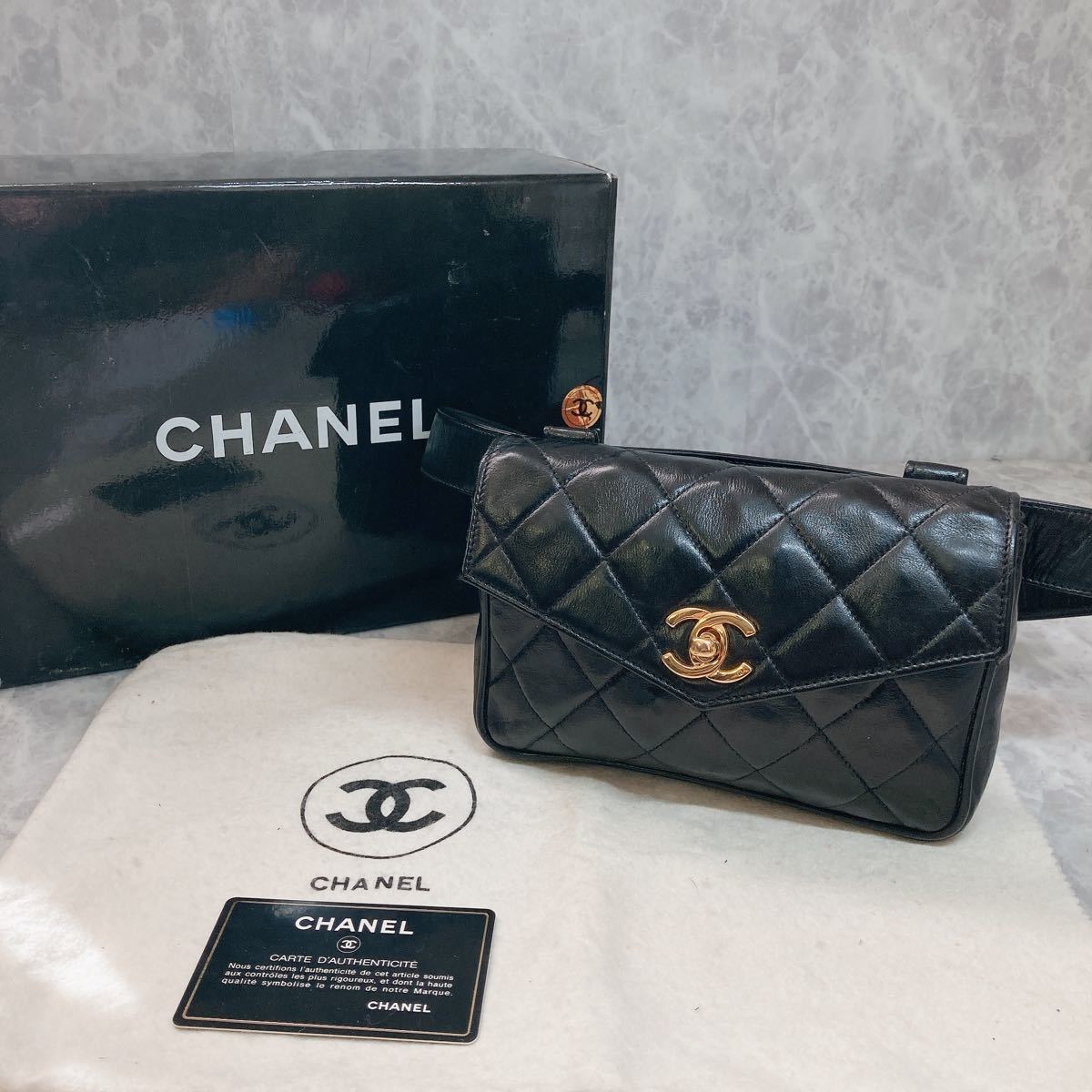 5l送料無料 本物 激レア 極上美品 Chanel シャネルココ キャビアスキン マトラッセ ターンロック ウエスト ポーチ ヒップポーチ ヴィンテージ Z2801 入荷即納可能 ファッション ブランド別 Roe Solca Ec