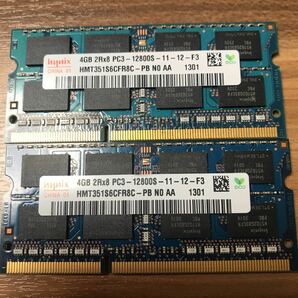 hynix DDR3 1600Mhzノート用メモリ4Gx2