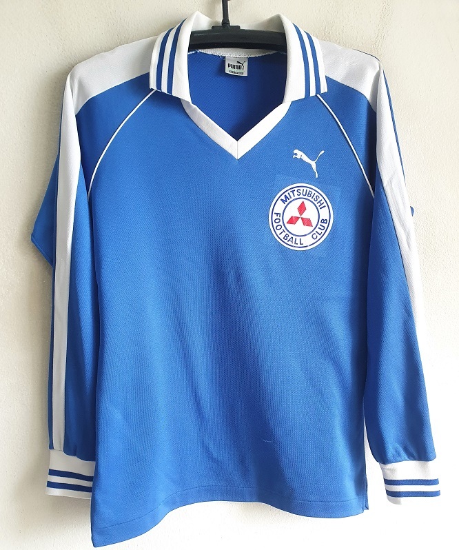 非売品】浦和レッズ前身・三菱重工業サッカー部ユニフォーム(青・長袖
