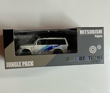 BM CREATIONS 三菱 パジェロ 2nd gen Jungle pack LHD ホワイト ミニカー_画像4