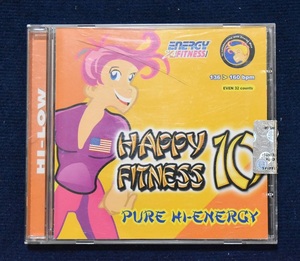 送料無料　フィットネス エアロビクスCD HAPPY FITNESS 10 エアロビクス ダンス トレーニング 136bpm～160bpm