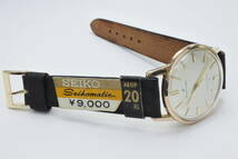 極希少SD文字盤☆1961年製　SEIKO　 SEIKOMATIC　J14075D　 20石 自動巻き紳士腕時計　国産時計の逸品 未使用保管品_画像8