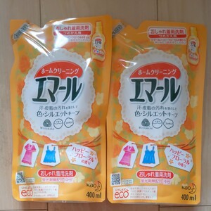 【終売品】kao ホームクリーニング エマール ハッピーフローラルの香り おしゃれ着用洗剤 洗剤 詰め替え 詰替