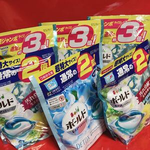 ボールド ジェルボール3D 詰め替え用 爽やかプレミアムクリーンの香り 6袋セット 3倍 2倍