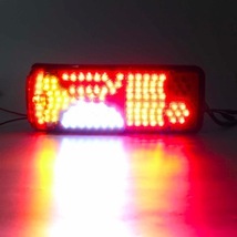 2個 24V LED テールライト リア ブレーキライト ターンシグナル ウインカー ライト ランプ トラック トレーラー ベンツ スプリンター_画像7