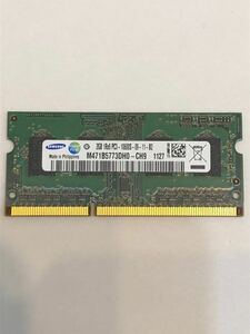 Samsung DDR3 1Rx8 PC3-10600S 2GB ノート用SO-DIMM　動作確認済み