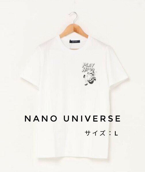 ［nano・universe］PLAY HARD Tシャツ［ナノユニバース］