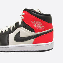 ★SALE★NIKE/ナイキ★WMNS Air Jordan 1 Mid SE (Lt Orewood Brown/New Sprint/11.5/28.5cm)_画像6