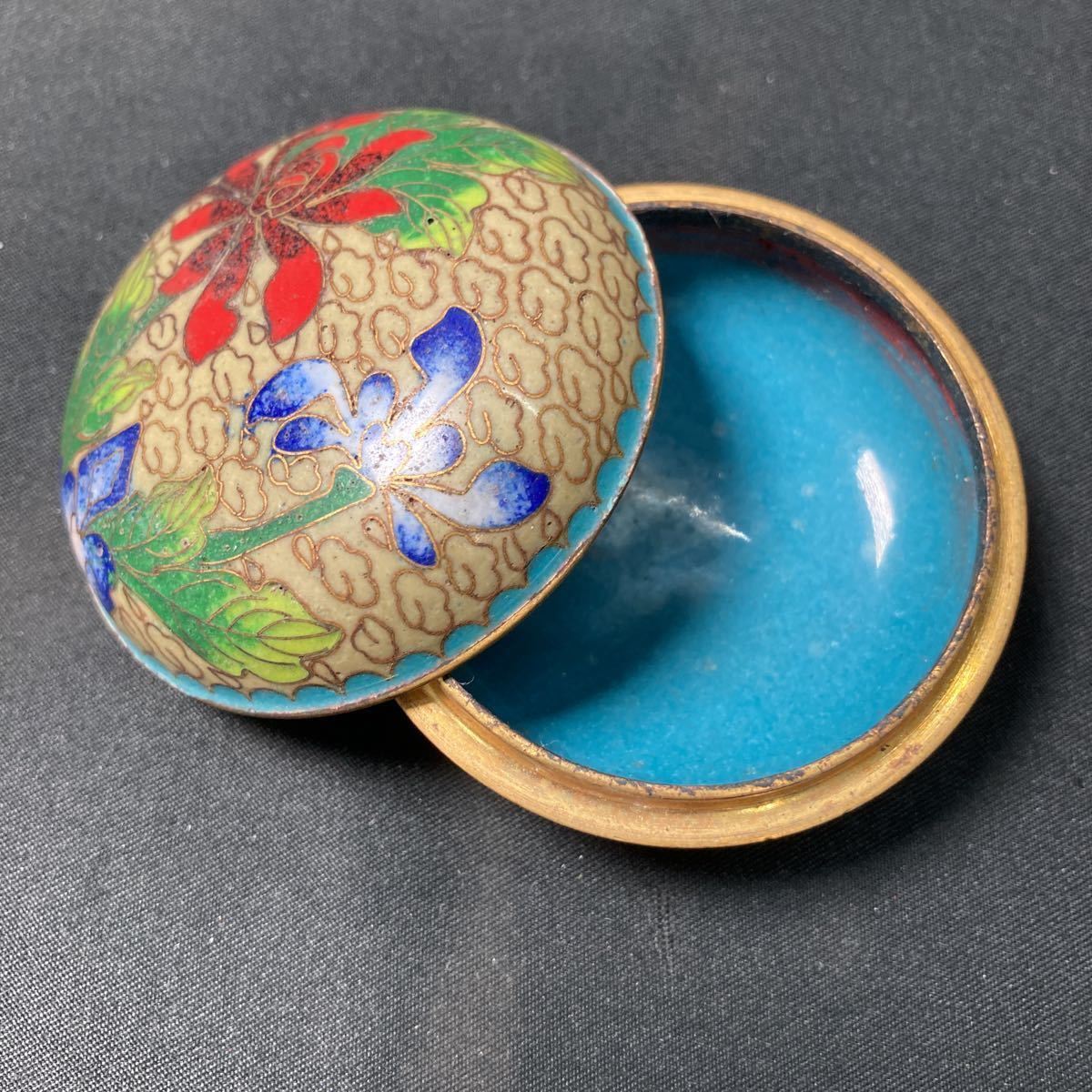 正規取扱店 【海外正規品】 時代物 印泥入れ 時代物 美術品 美術品