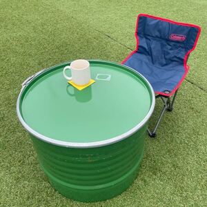 ドラム缶テーブル【収納付】