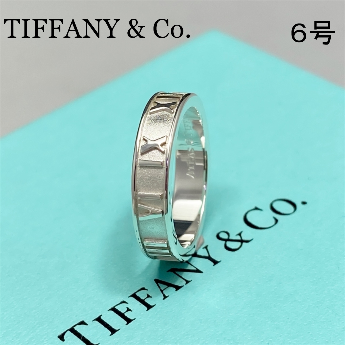 付属品あり✩Tiffany ティファニー 1873 ナローリング 9号 シルバー
