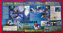 機動戦士ガンダム 第08MS小隊 OVAシリーズ 開始告知用リーフレット 非売品 当時モノ 希少　A8128_画像4