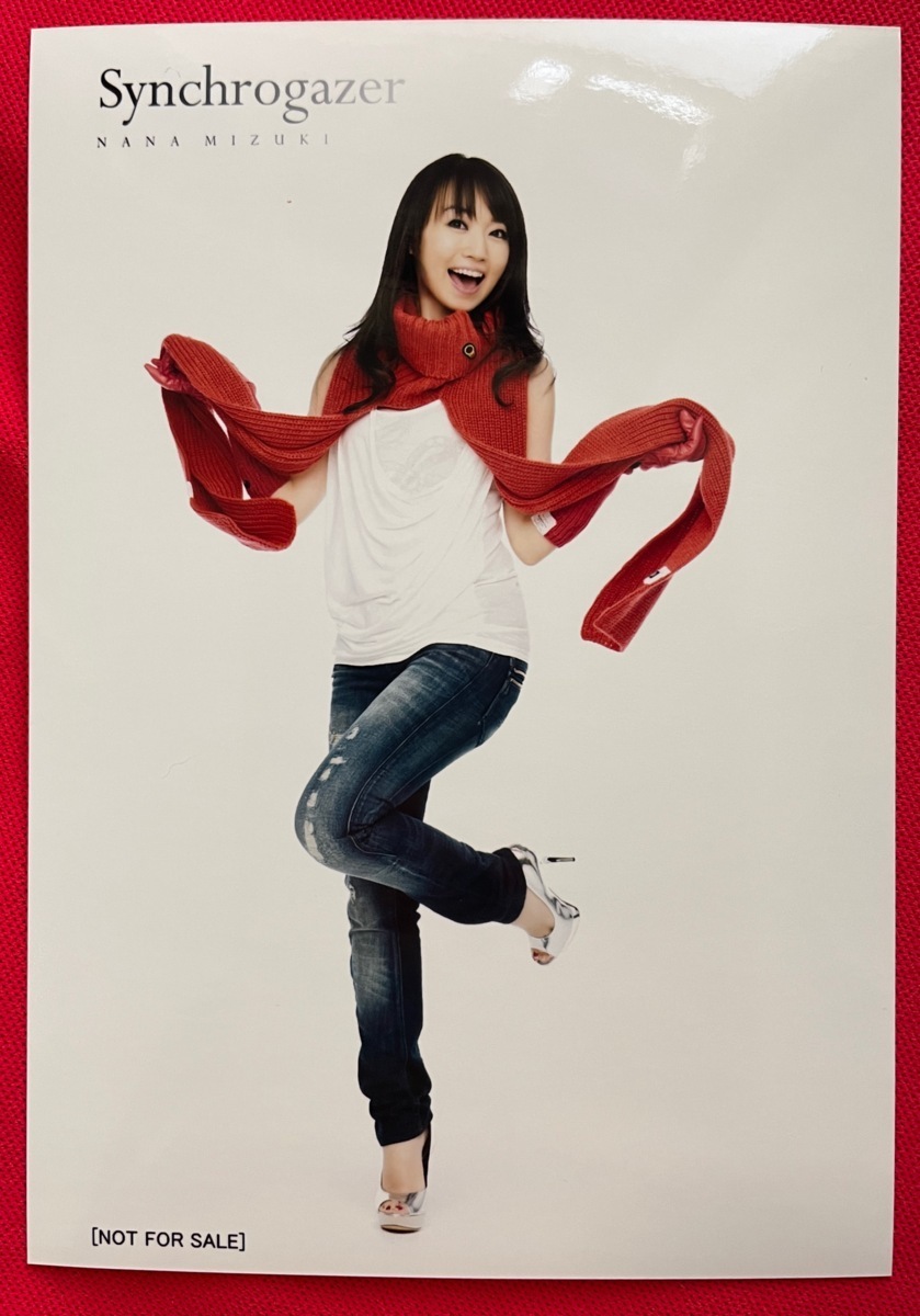 Nana Mizuki Synchrogazer Raw Photo Bonus не продается на данный момент, редкая A7404, античный, коллекция, печатный материал, бромид