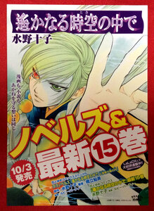遥かなる時空の中で 水野十子 店頭告知用POPカード 非売品 希少　A229