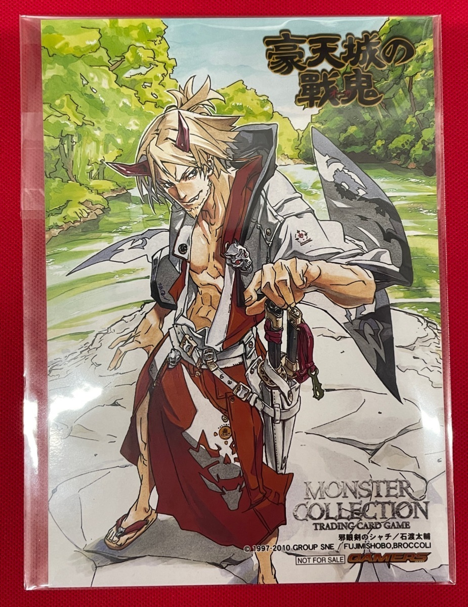 MONSTER COLLECTION Gotenjo no Senki Evil Eye Sword Shachi/Ishiwatari Daisuke GAMERS Photo Not for sale Original Rare A7494, antique, collection, Printed materials, bromide