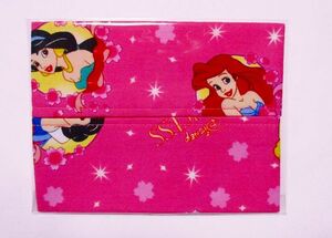  hand made!* Princess Ariel pink *(12x9) pocket tissue case cover *