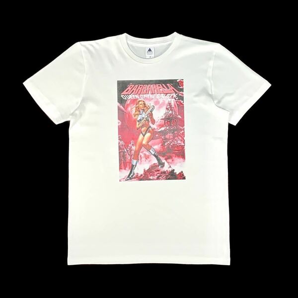 新品 バーバレラ ジェーンフォンダ フランス SFコミック レトロ エロ 映画ポスター サイケポップ Tシャツ XLサイズ 大きい ビッグ ワイド