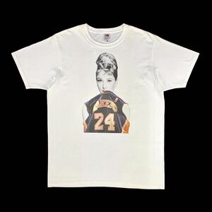 新品 未使用 オードリーヘプバーン NBA LAレイカーズ 永久欠番24 コービーブライアント バスケユニフォーム Tシャツ ユニセックス XL(LL)