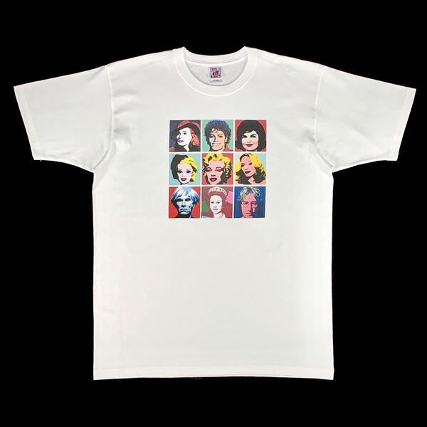 新品 アンディウォーホル ポップアート風 マリリン マイケル エリザベス ジョンレノン 大きい オーバー サイズ ビッグ Tシャツ 5XLサイズ