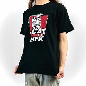 新品 ALF アルフ メルマック星 宇宙人 KFC ケンタッキーフライドチキン カーネルサンダース Tシャツ Sサイズ 小さい タイト スリムフィット