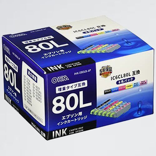 EPSON IC6CL80L [6色セット] オークション比較 - 価格.com