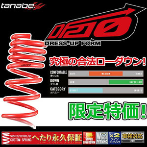 タナベ DF210 1台セット スイフト ZC72S 2010.9.1～2017.1.1 ZC72SDK メーカー正規品