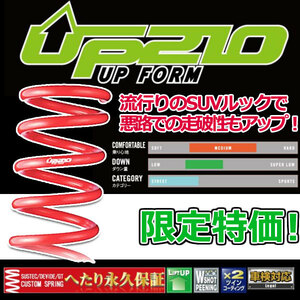 タナベ UP210 リフトアップサス 1台セット ヴェゼル RU2 2013.12.1～ RU2UK メーカー正規品