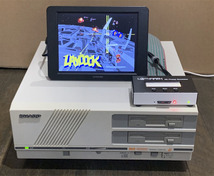 [動作品] SHARP MZ書院 MZ-2800 (MZ-2861) & HxC Floppy Emulator 組み込み済 MZ-2500 後継モデル_画像1