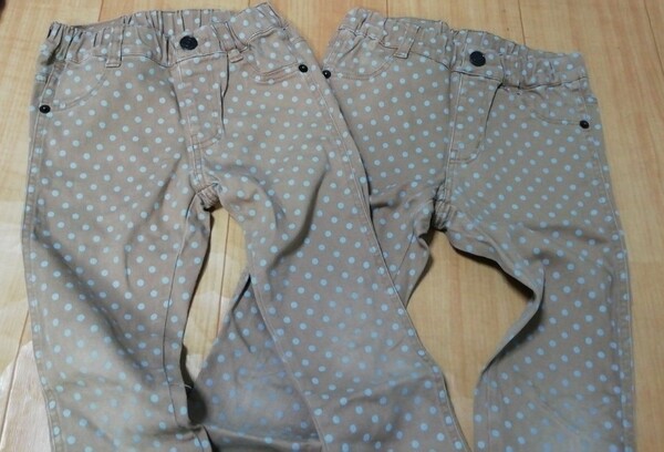 姉妹お揃い エフオーキッズ パンツセット 110&120