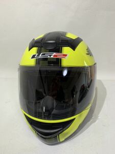 【人気】LS2　フルカウル　ヘルメット　未使用　袋付き　黄色/イエロー　おしゃれ　スポーツ　アクティブ　チャレンジャー　　H433