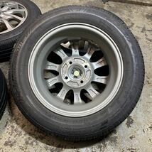 送料無料　155/65R13 73S（ブリヂストン）ECOPIa NH100C アルミホイール付き　PCD100 13×4.00B インセット45 4穴　ハブ径73 4本　C.5_画像10