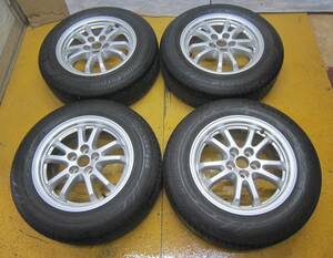 G287☆トヨタ　プリウス　195/65R15　BS　エコピア　15X6.5J　PCD100　+40　