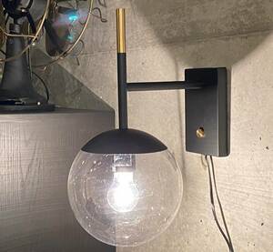 Bliss-wall-lamp(検,midcentury,ミッドセンチュリー,イームズ,ビンテージ,50's,60's,スペースエイジ,ガラスボールランプ,ブラケットライト