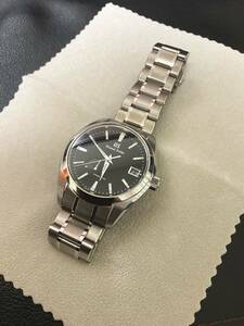 [Не используется] Grand Seiko SBGA241 Spring Drive Bright Titanium Black Циферблат