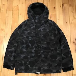 Black camo スノボジャケット Lサイズ a bathing ape BAPE snowboard jacket エイプ ベイプ アベイシングエイプ 迷彩 w023