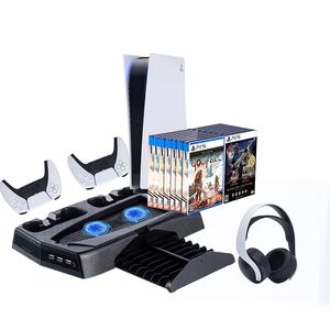 ps5 スタンド 静音冷却ファン コントローラー 充電