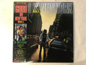 20219S 帯付12inch LP★野口五郎/GORO IN NEW YORK/異邦人★MR 3075