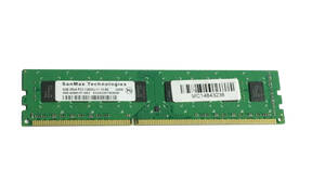 【中古パーツ】PC3 本体用 DDR3 メモリ SanMax Technologies 4GB 2R*8 PC3-12800U-11-10-B0 4GBx1枚　計4GB ■Ｍ（129）