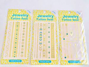 水で貼るタトゥーシール サーフガール 海 音楽フェス ライブ jewelryTattooSeal MADEINJAPANメイドインジャパンお祭り肌見せファッション