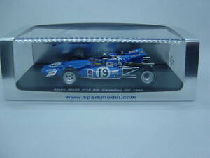 送料350円～ spark 1/43 Matra MS84 Canadian GP 1969 #19 Johmmy Servoz-Gavin マトラ ジョニーセルボ=ギャバン フランスGP