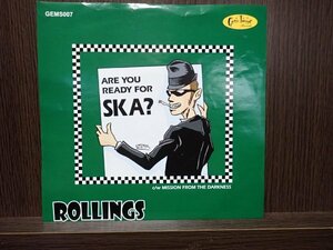 ROLLINGS / ARE YOU READY FOR SKA? 7inch EP カラービニール